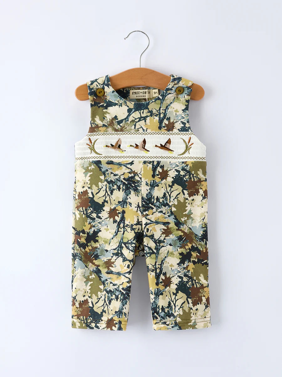 Camo Duck Romper/Jon Jon