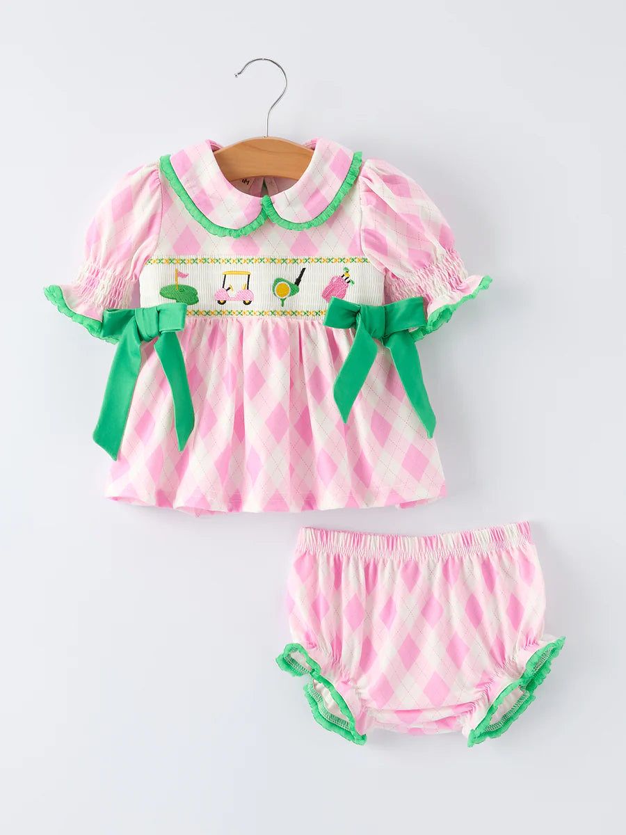 Golf Bow Bloomer Set