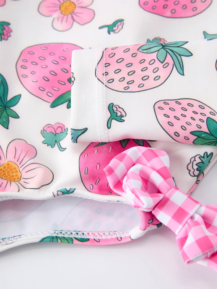 Strawberry Floral Swimsuit