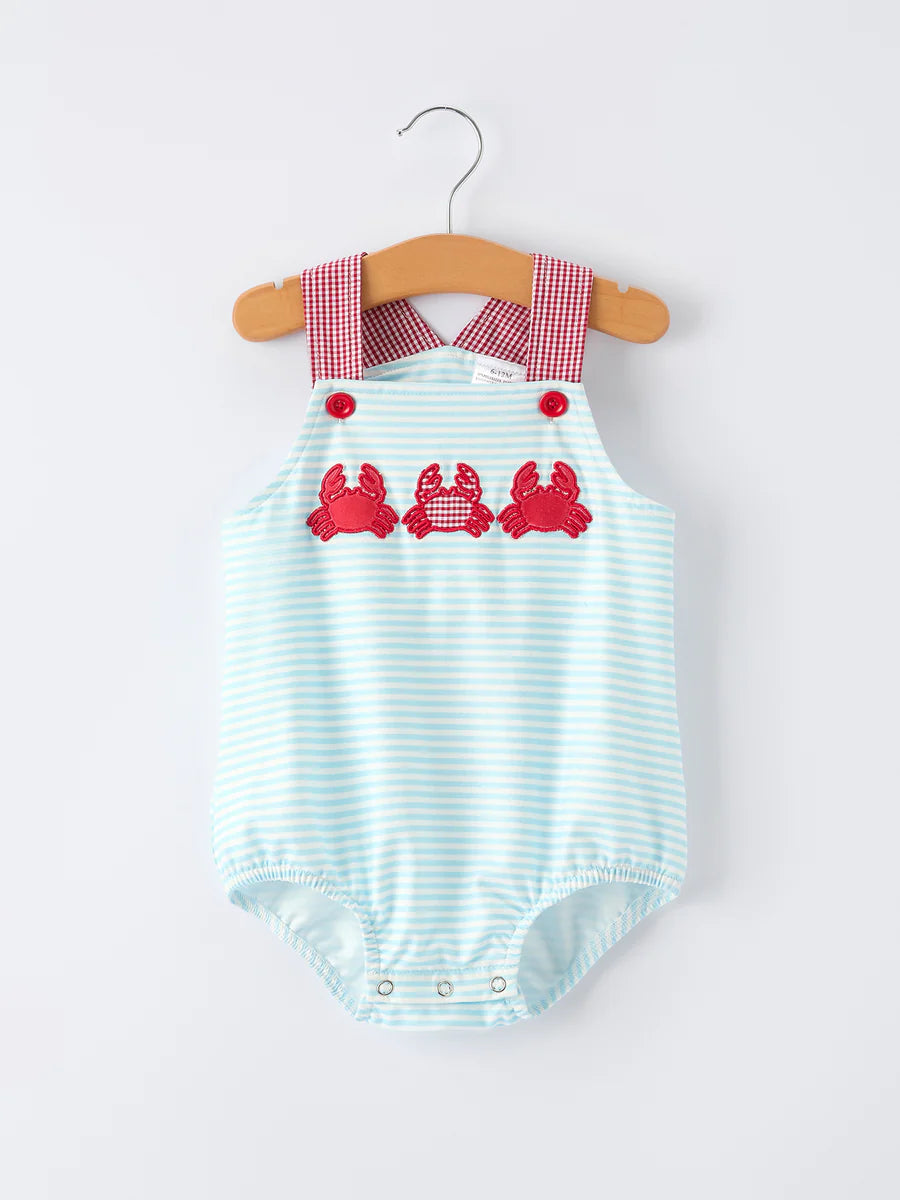 Crab Striped Romper