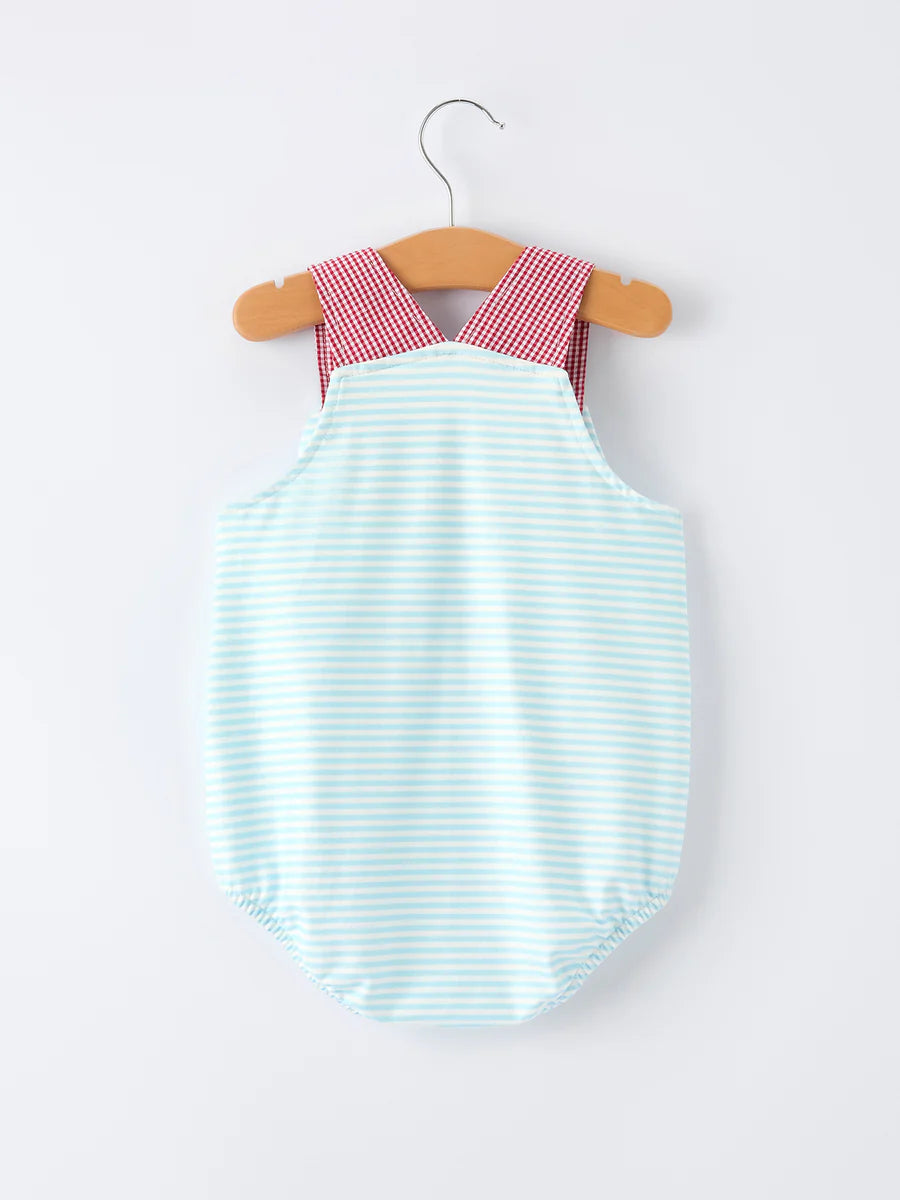 Crab Striped Romper