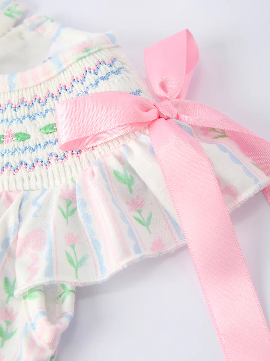 Bow/Flower Bloomer 2-Piece Set