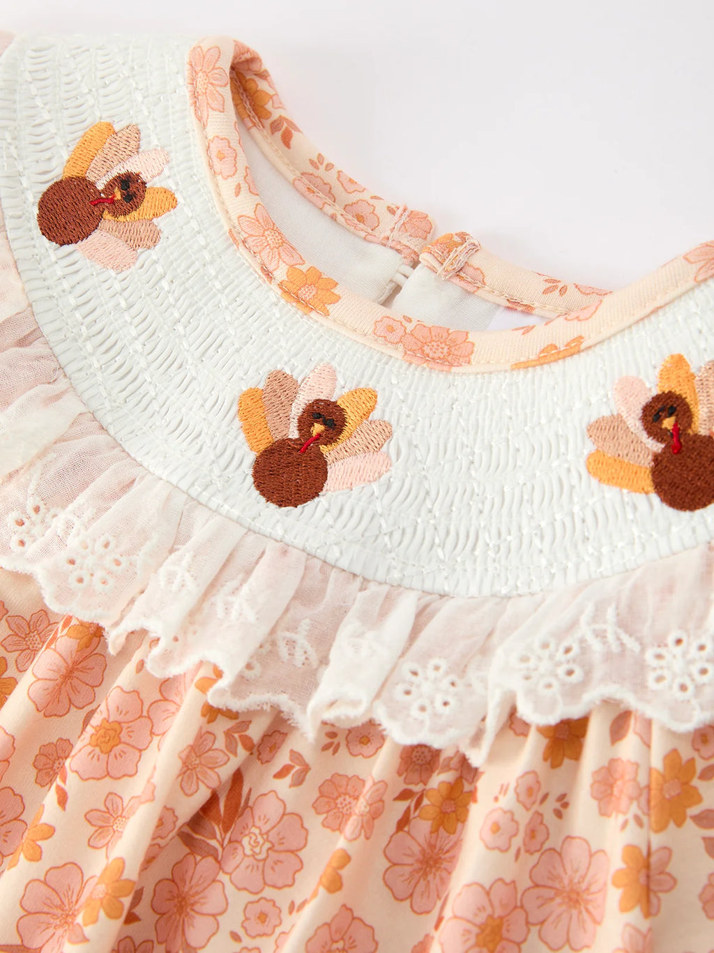 Turkey Ruffle Romper