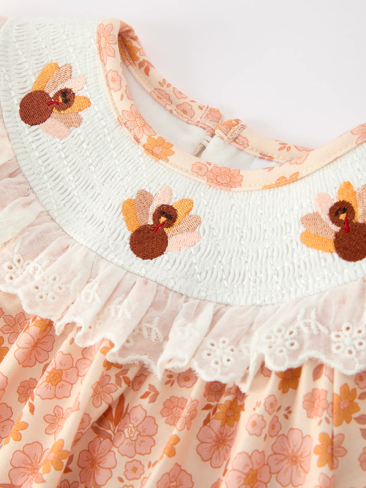 Turkey Ruffle Romper
