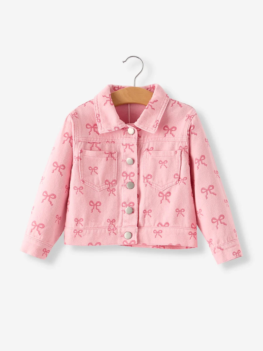 Bow Denim Jacket