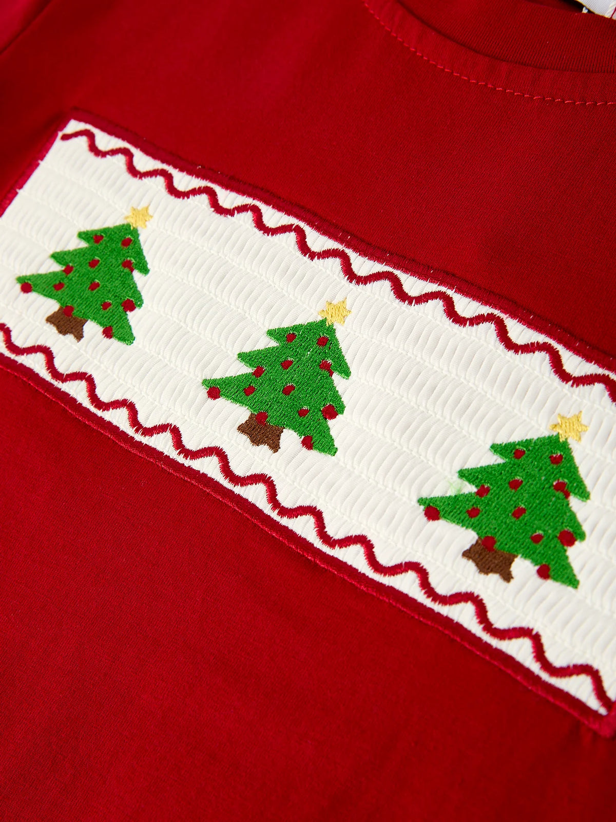 Boys Plaid Christmas Tree 2-Piece Set