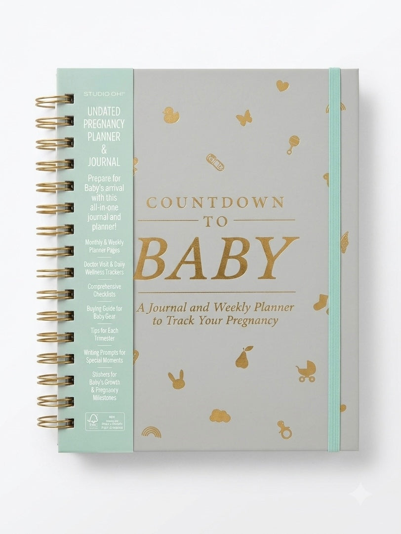 Countdown to Baby Journal/Planner Book