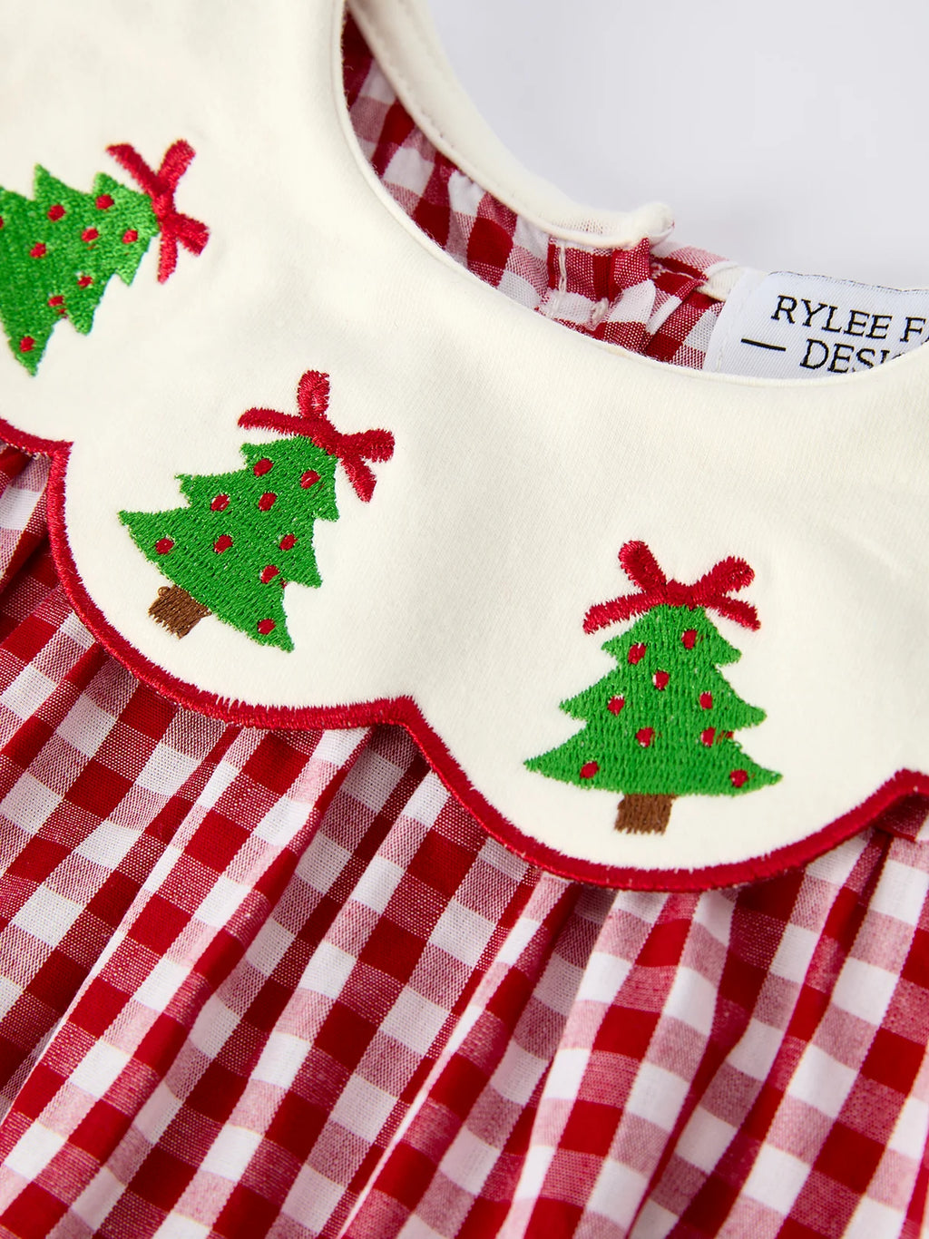 Plaid Christmas Tree Bloomer Set
