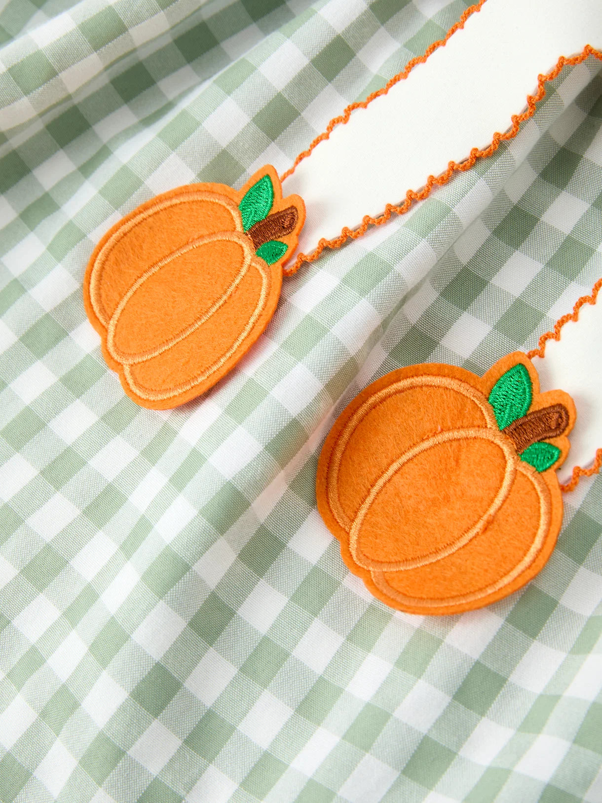 Green Plaid Pumpkin Dress