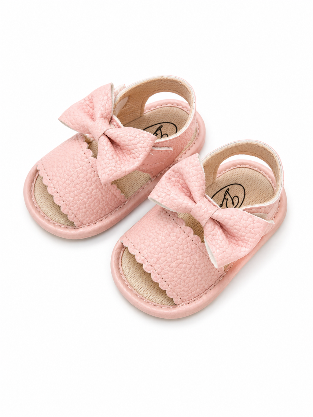 Infant Pink Bow Sandals