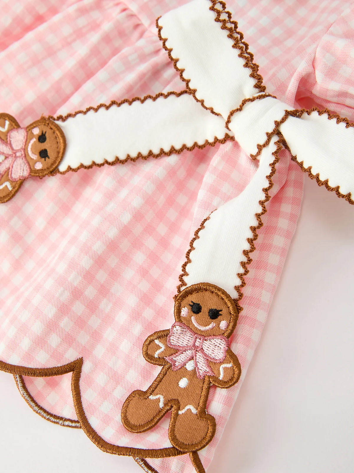 Pink Gingerbread Bloomer Set