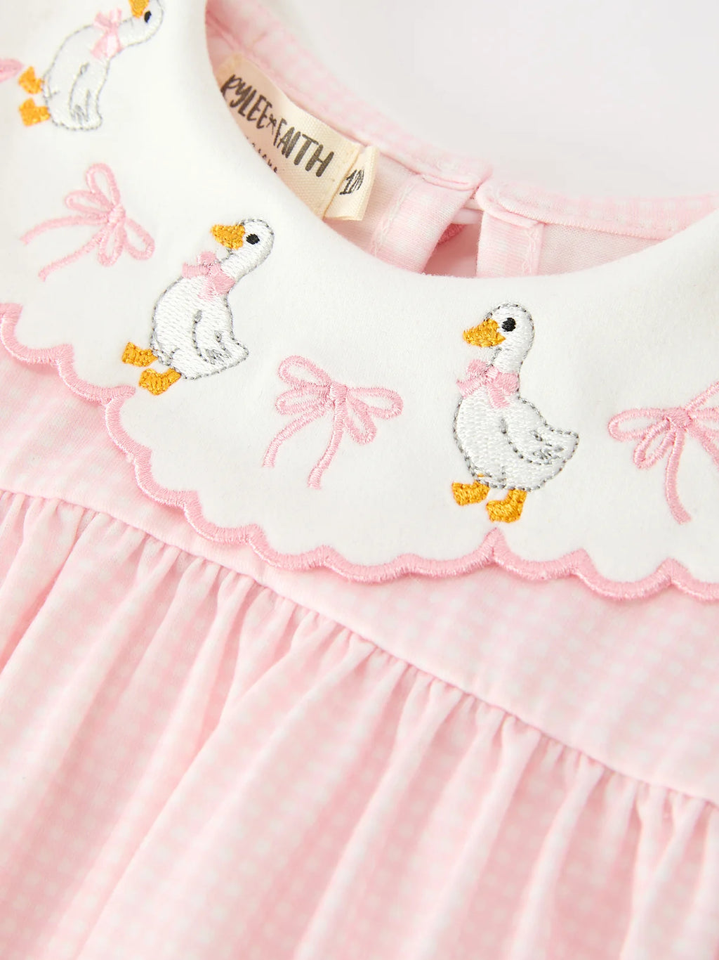Pink Goose Romper