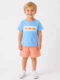 Whale 2-Piece Set (Blue/Orange)