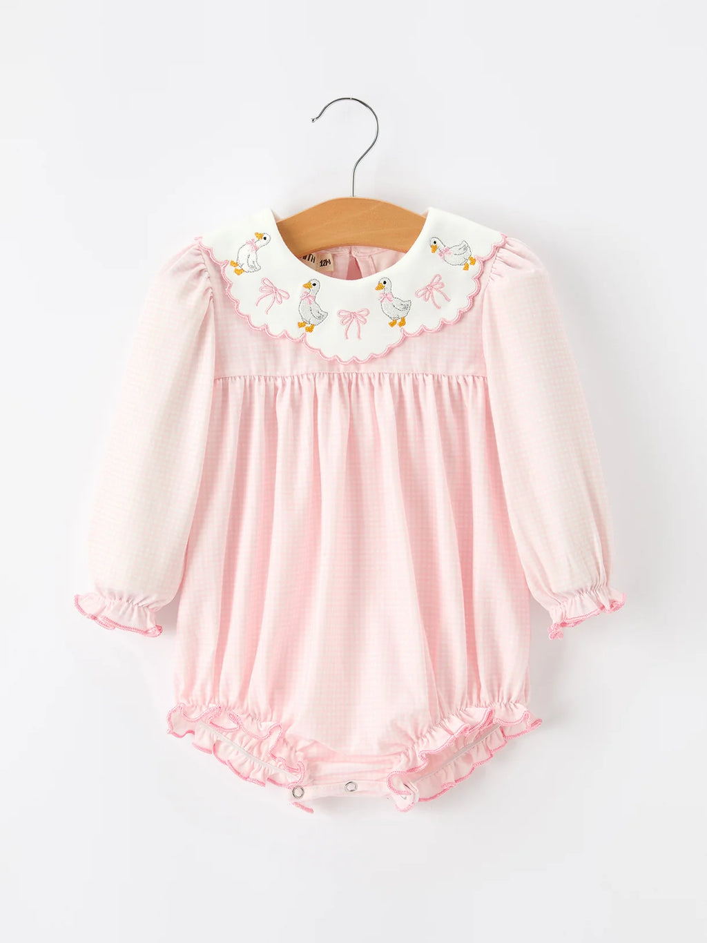 Pink Goose Romper