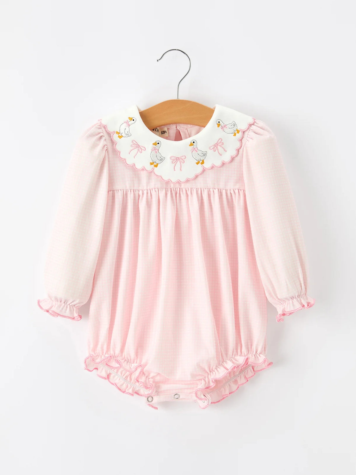 Pink Goose Romper