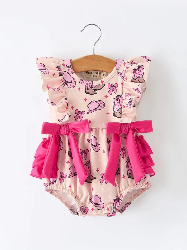 Western Ruffle Romper