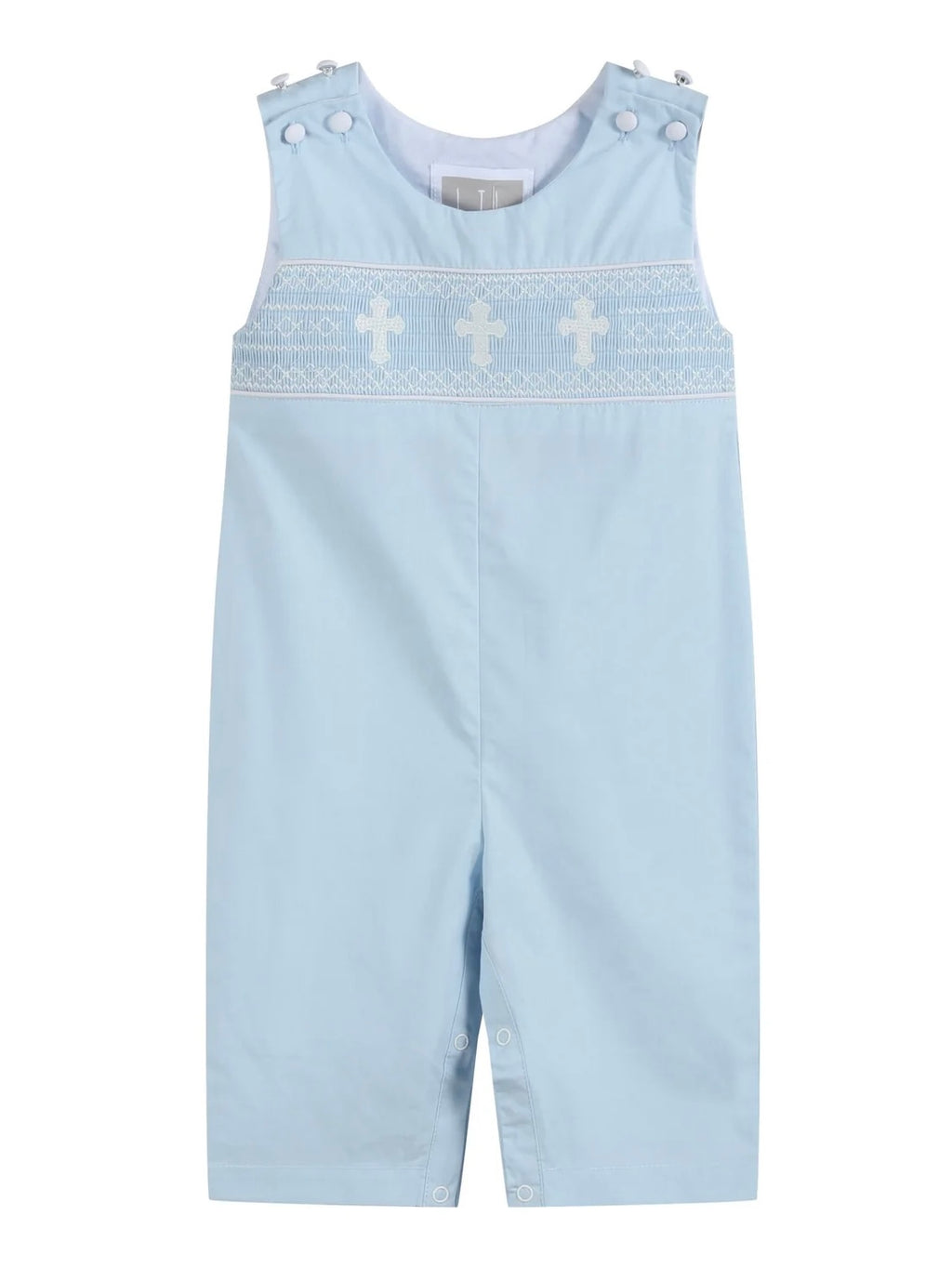 Smocked Cross Romper/Jon Jon