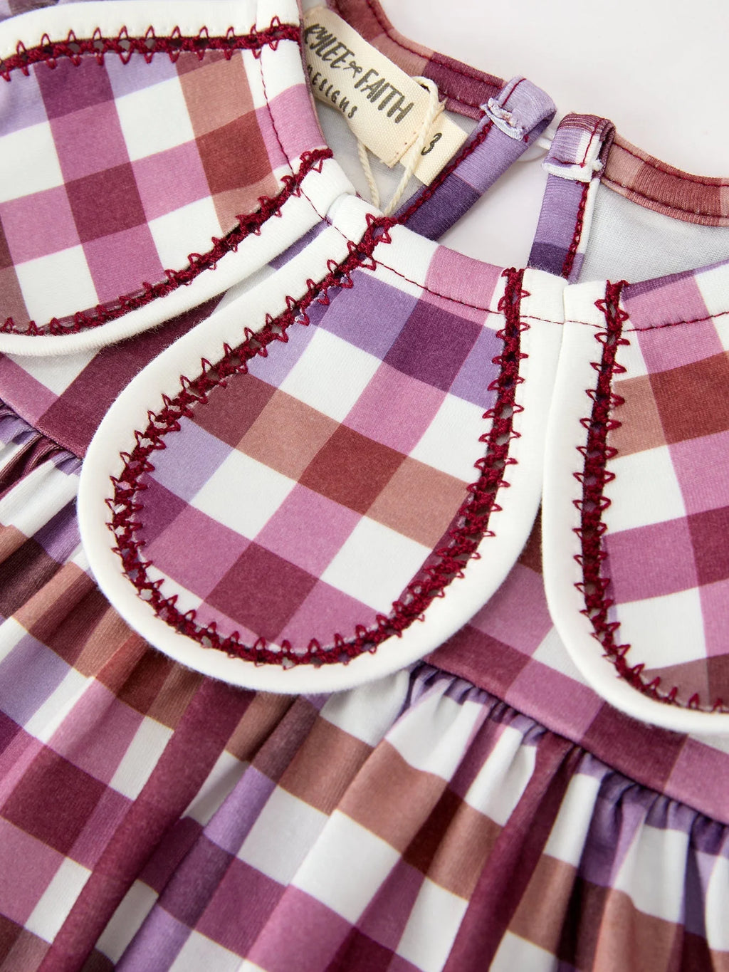Purple Plaid Dress