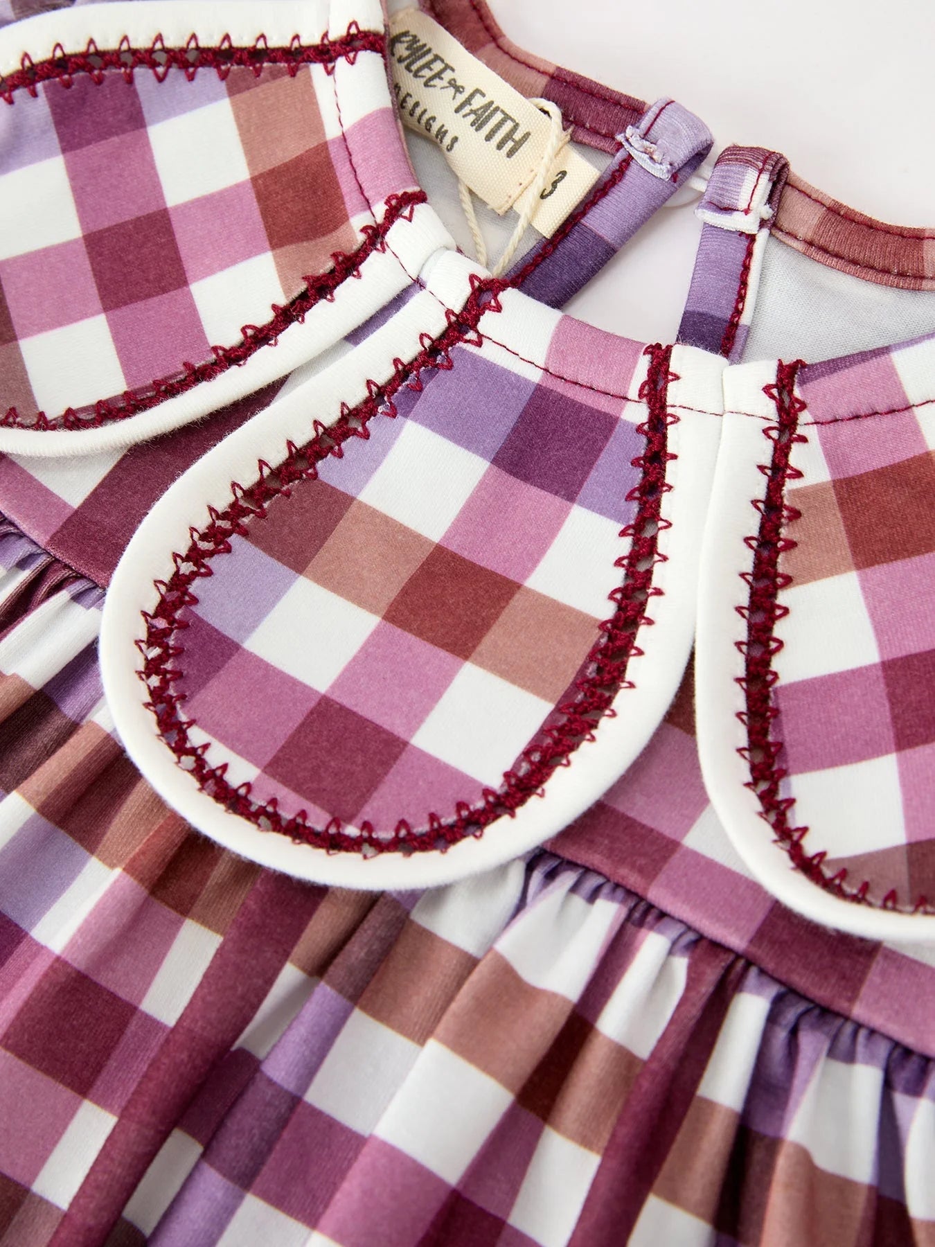 Purple Plaid Dress