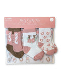 Socks Trio (pink boots)