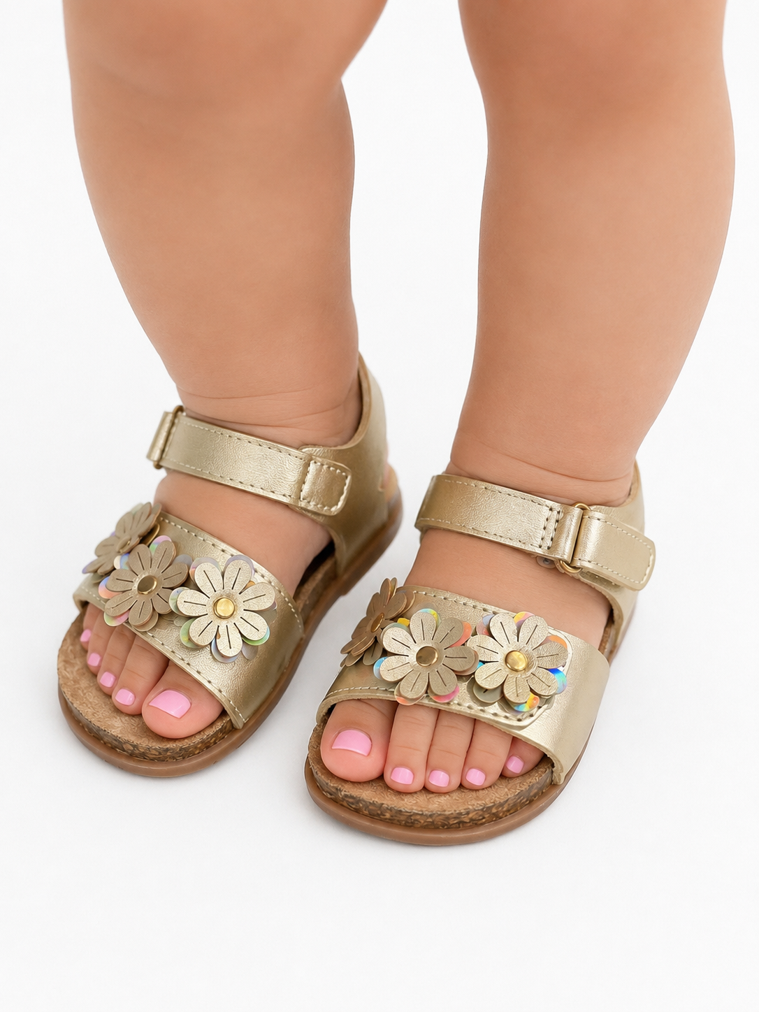 Baby Girl Gold Sandals