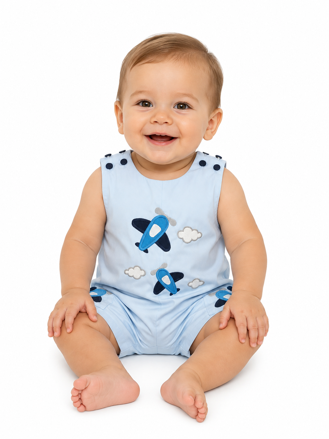 Airplane Romper/Jon Jon