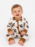 Brown Horse Romper