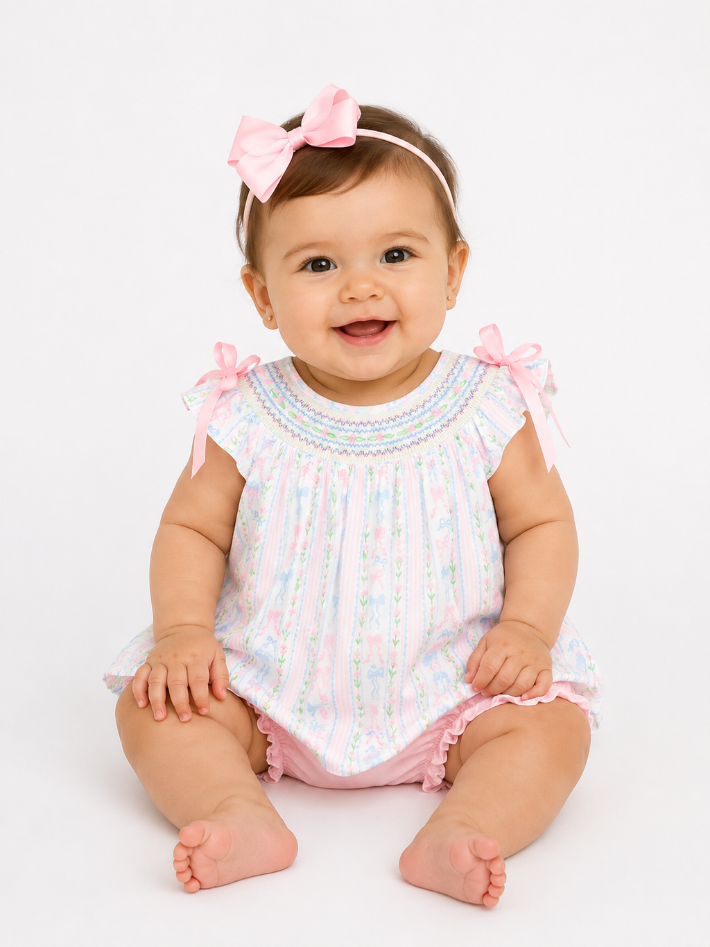 Bow/Flower Bloomer 2-Piece Set