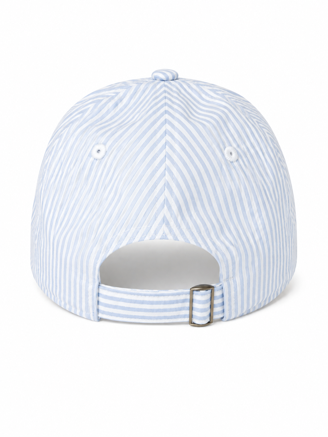 Striped Hat with Dog