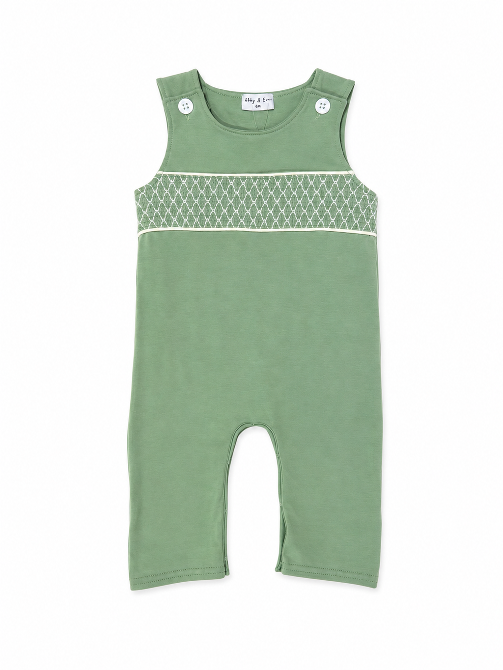 Green Smocked Jon-Jon