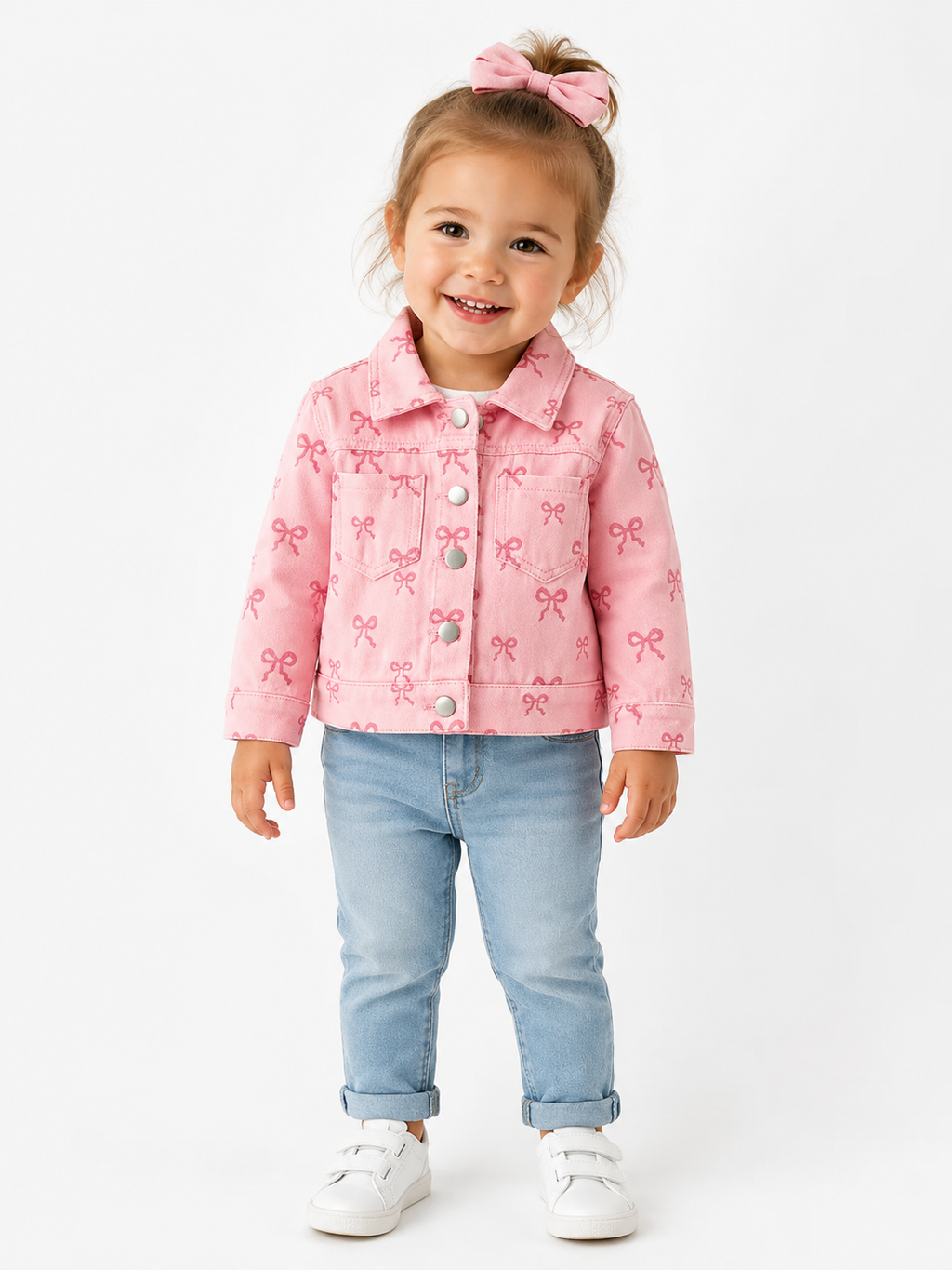 Bow Denim Jacket