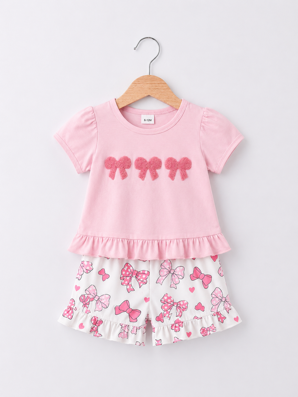 Bow Shorts Set