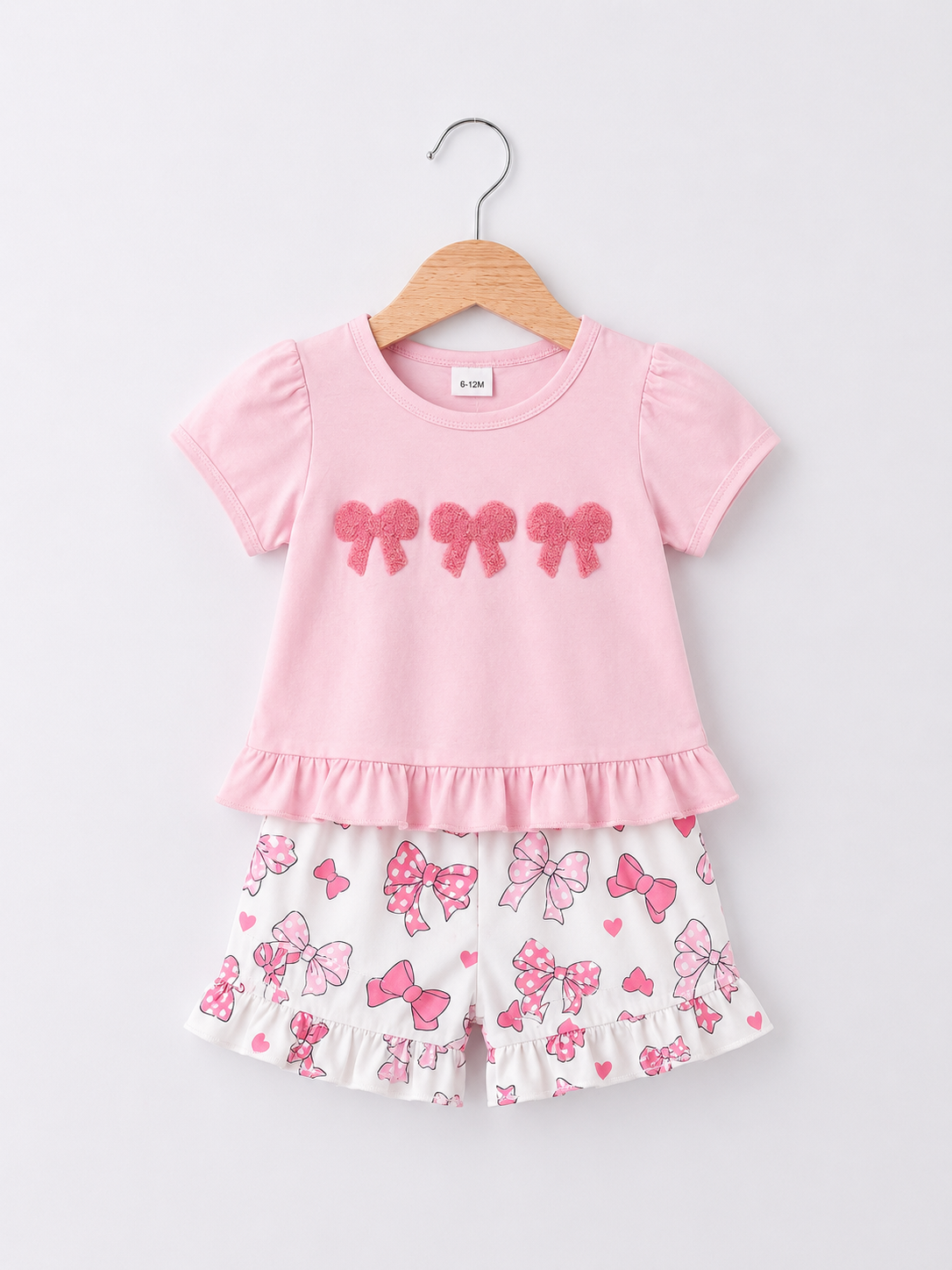 Bow Shorts Set