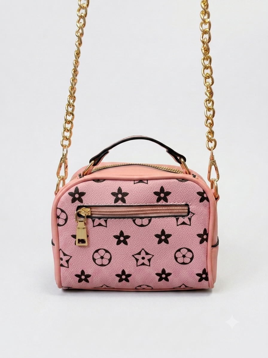 Pink Patterned Purse