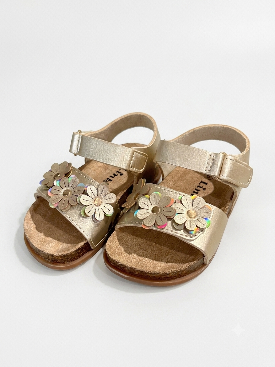 Baby Girl Gold Sandals