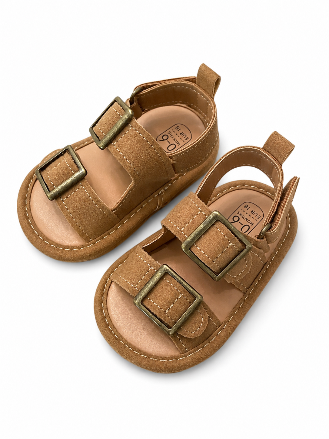 Infant Brown Strap Sandals