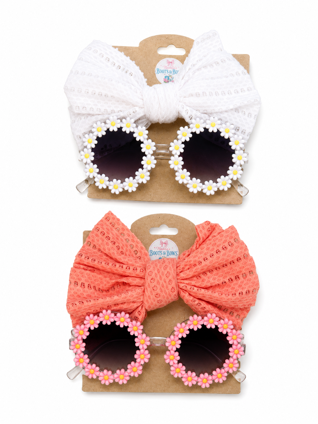 Hairbow & Sunglasses Set (Flowers)
