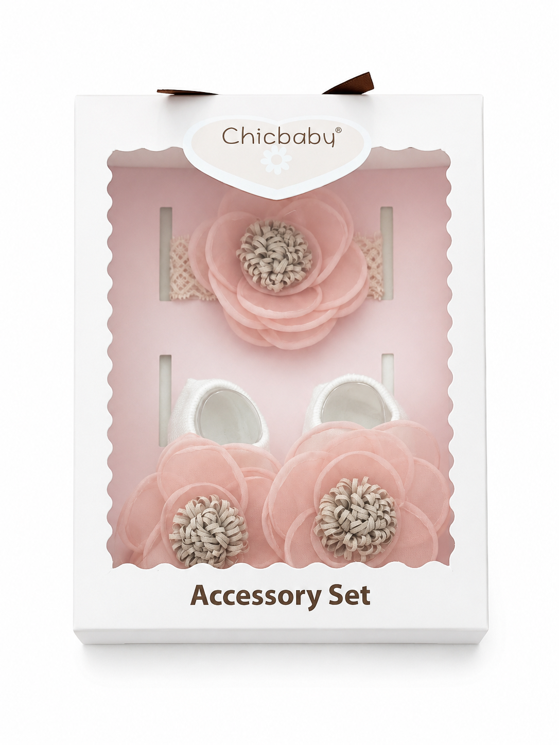 Boxed Flower Booties & Headband Set