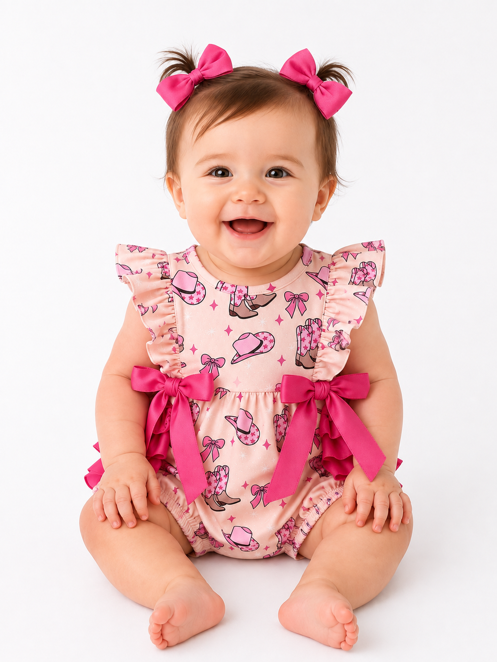Western Ruffle Romper