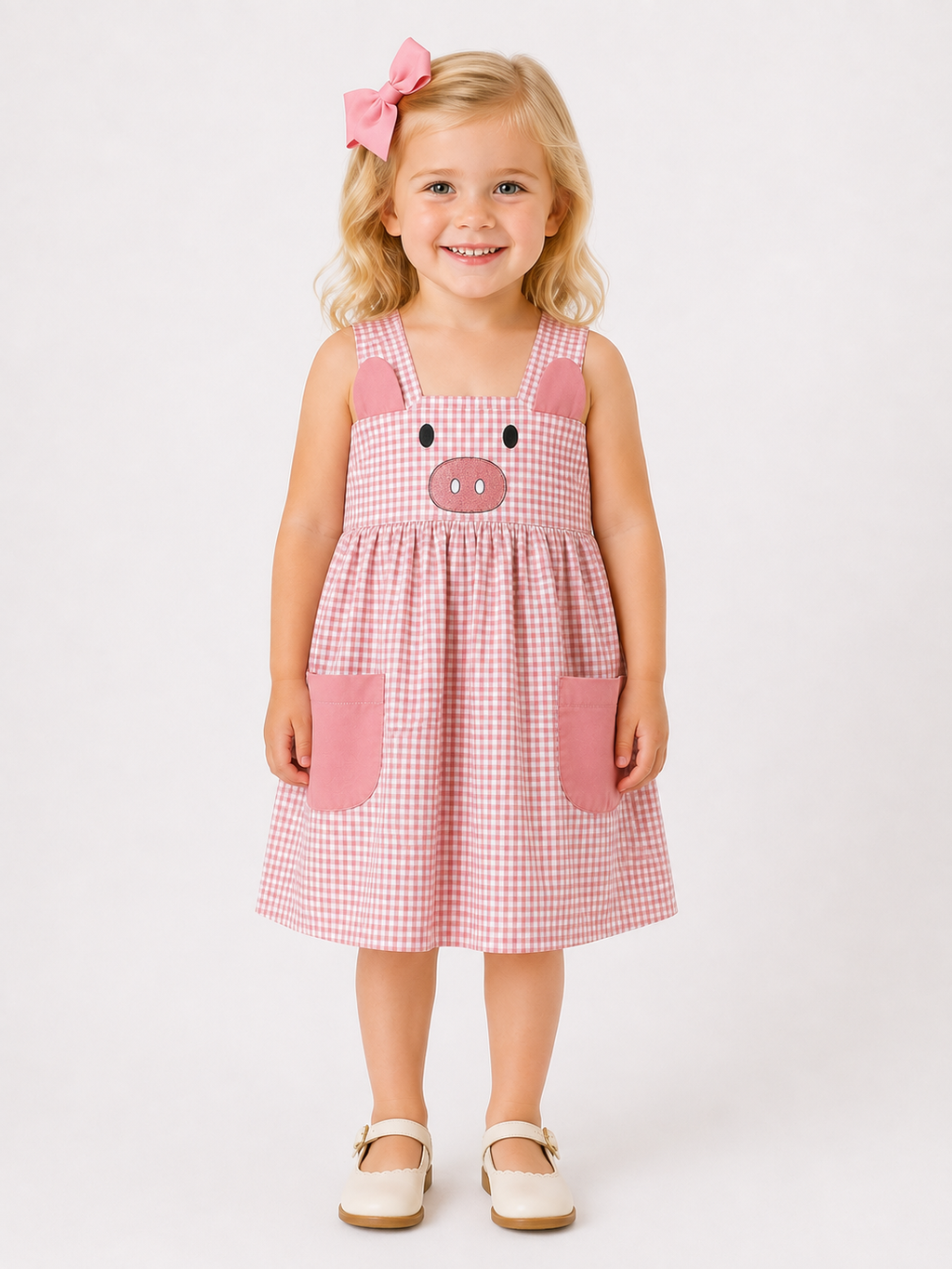 Gingham Pig Dress