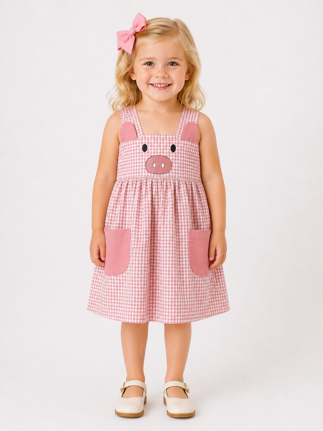 Gingham Pig Dress