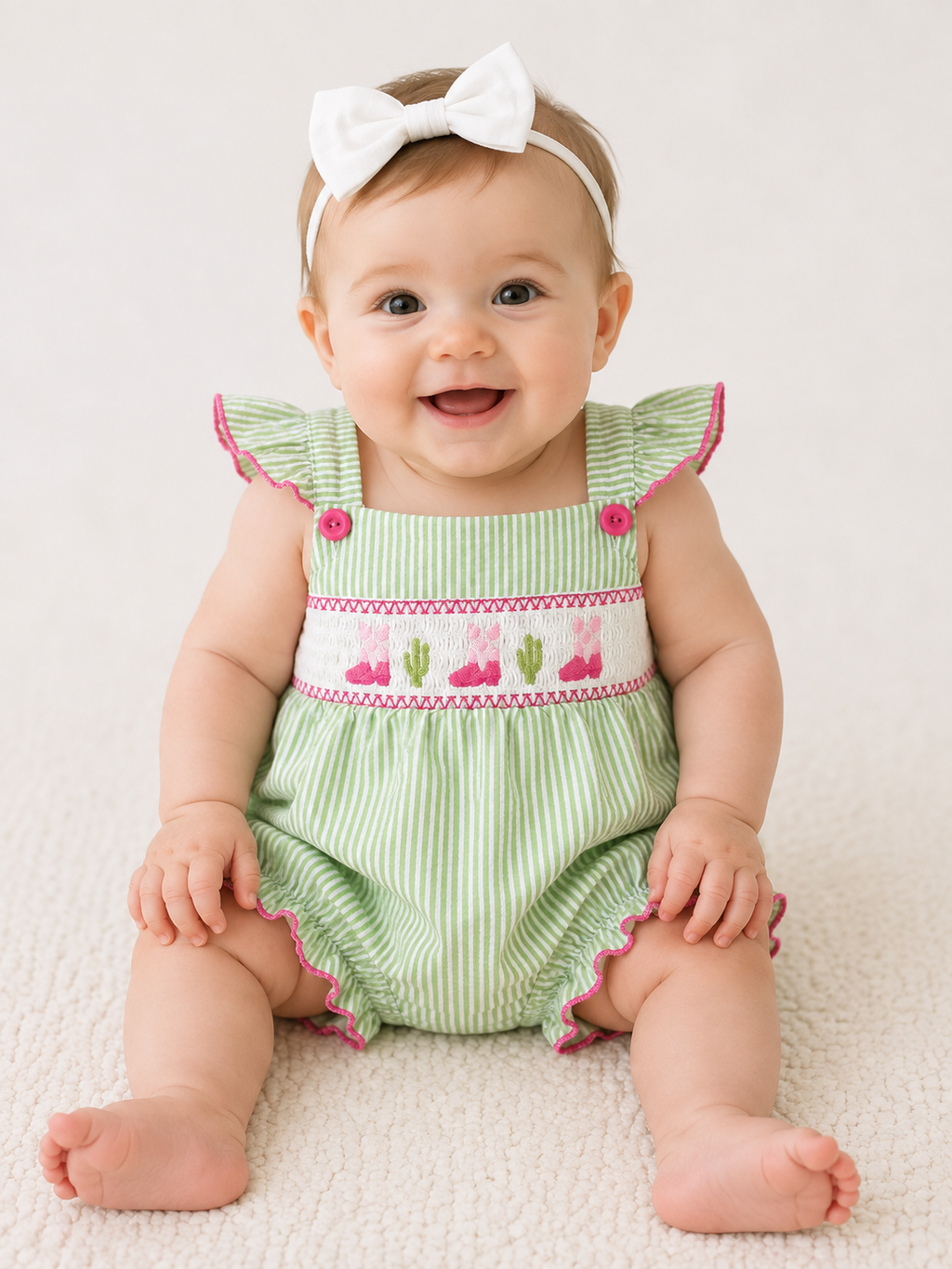 Boots & Cactus Romper