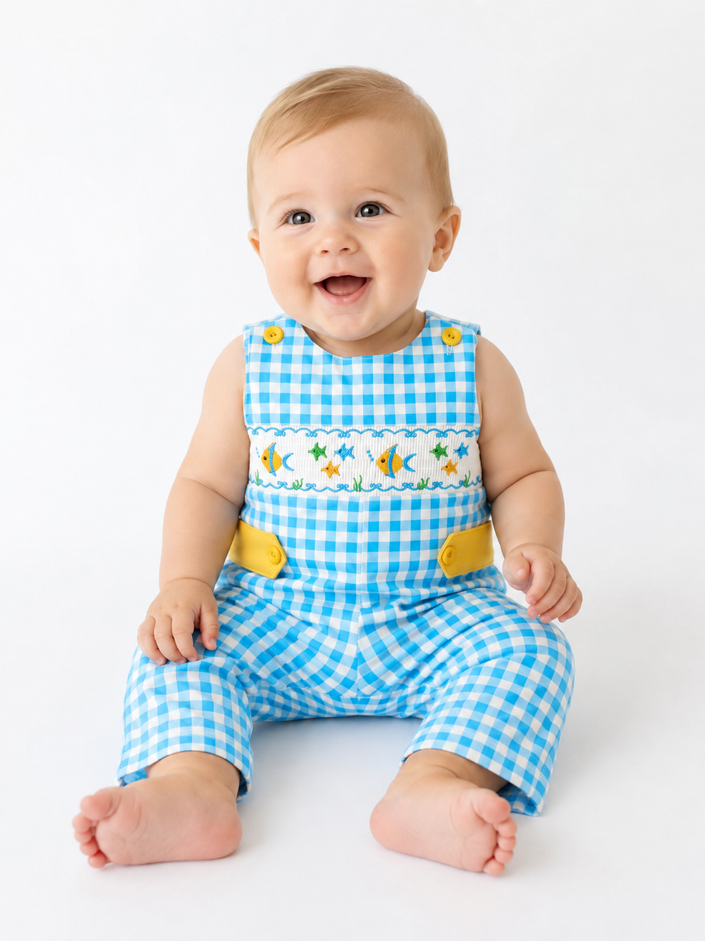 Fish Romper/Jon Jon