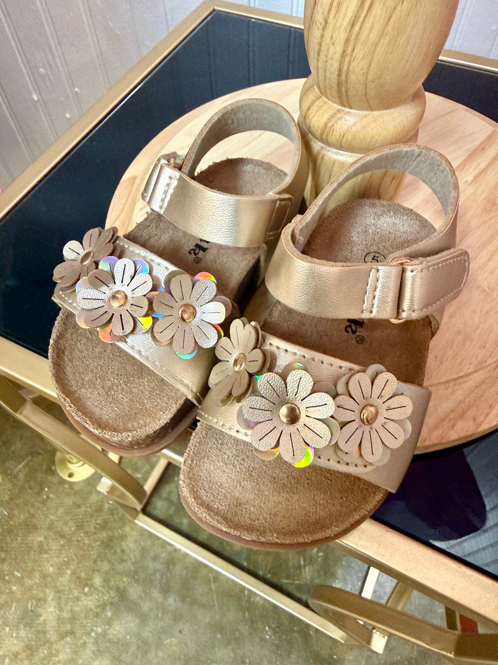 Baby Girl Gold Sandals