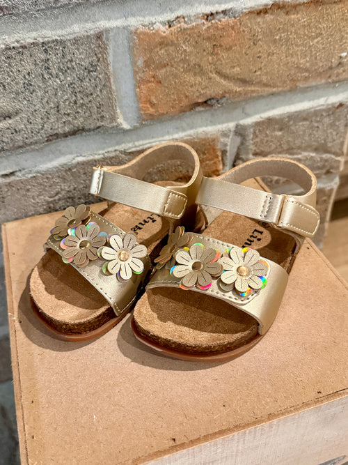 Baby Girl Gold Sandals