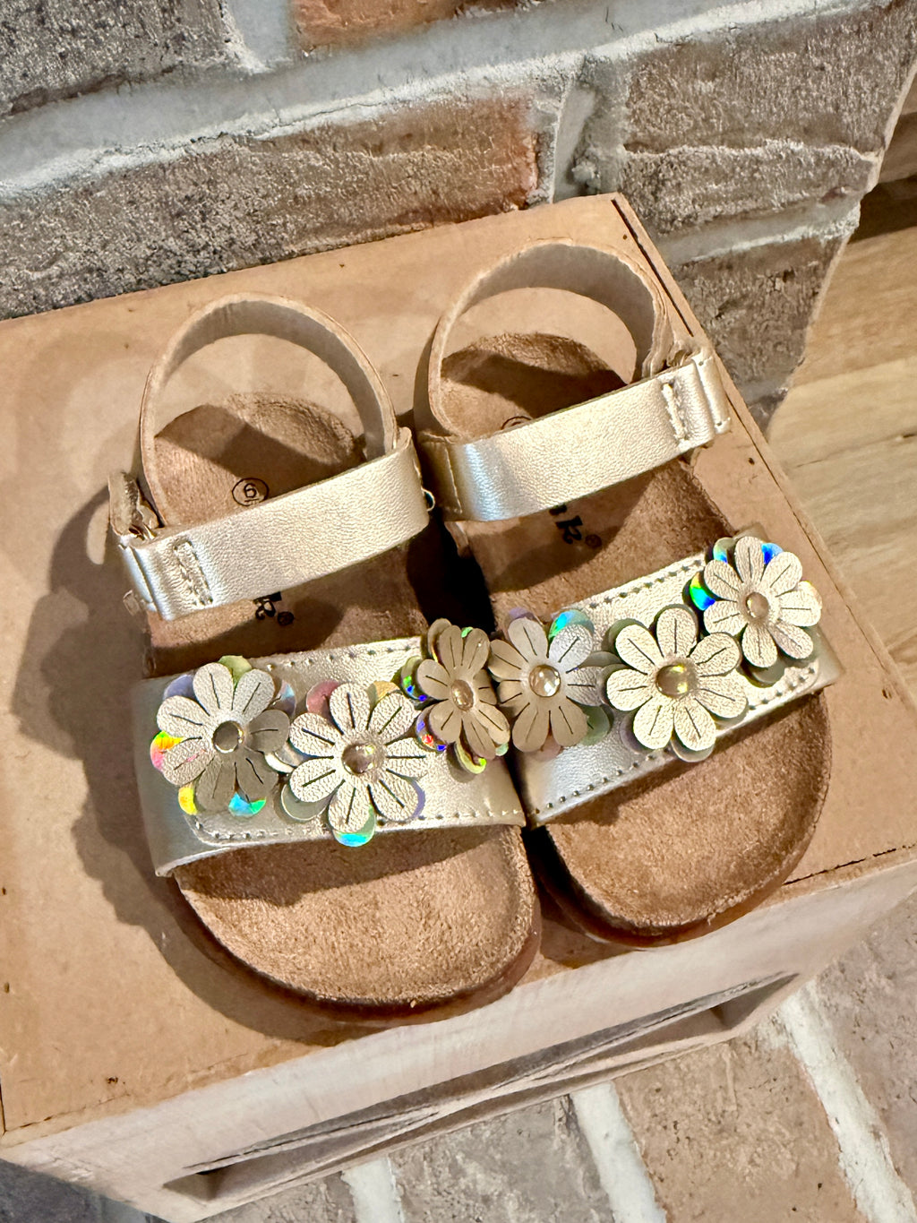Baby Girl Gold Sandals