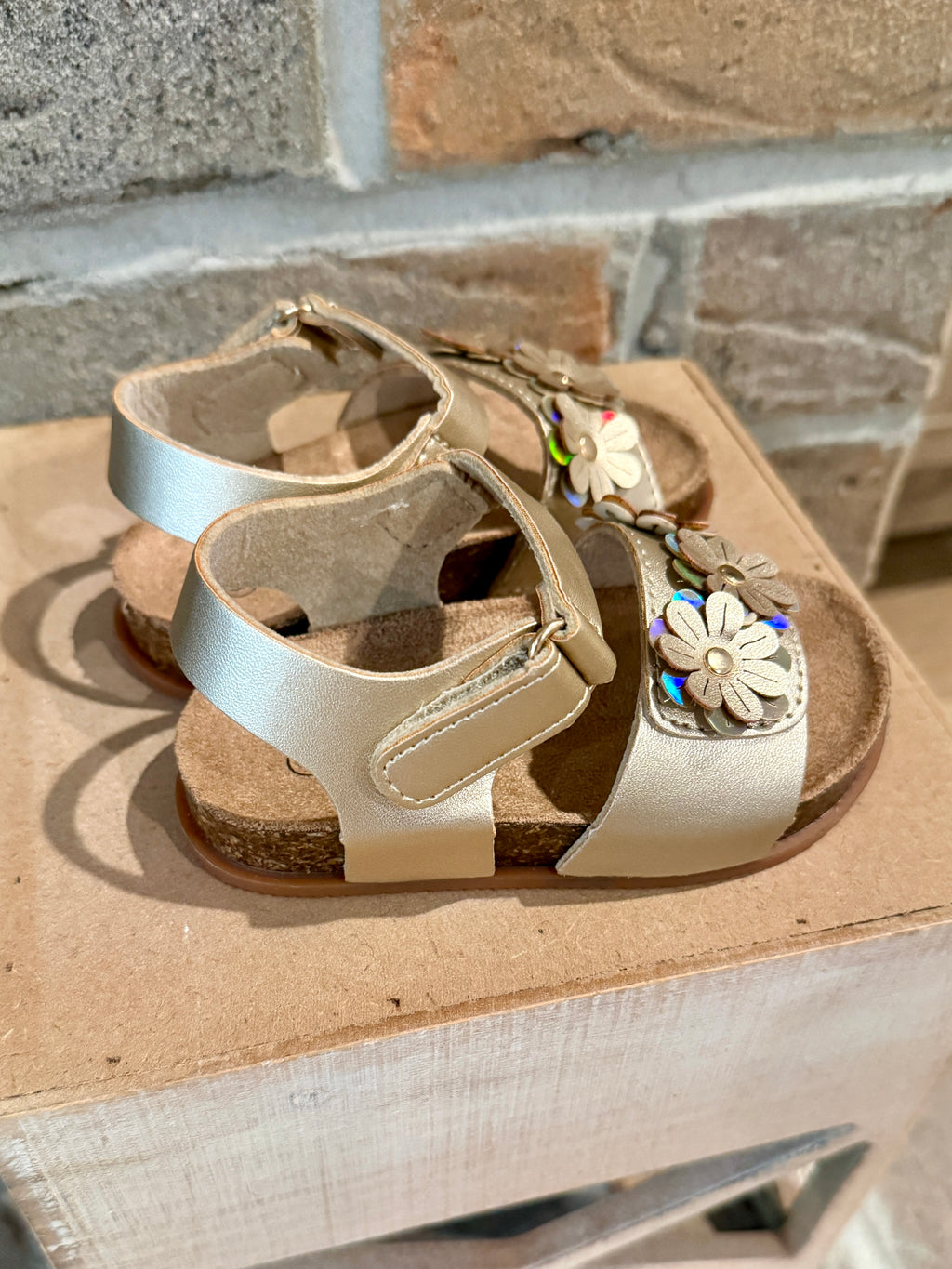 Baby Girl Gold Sandals