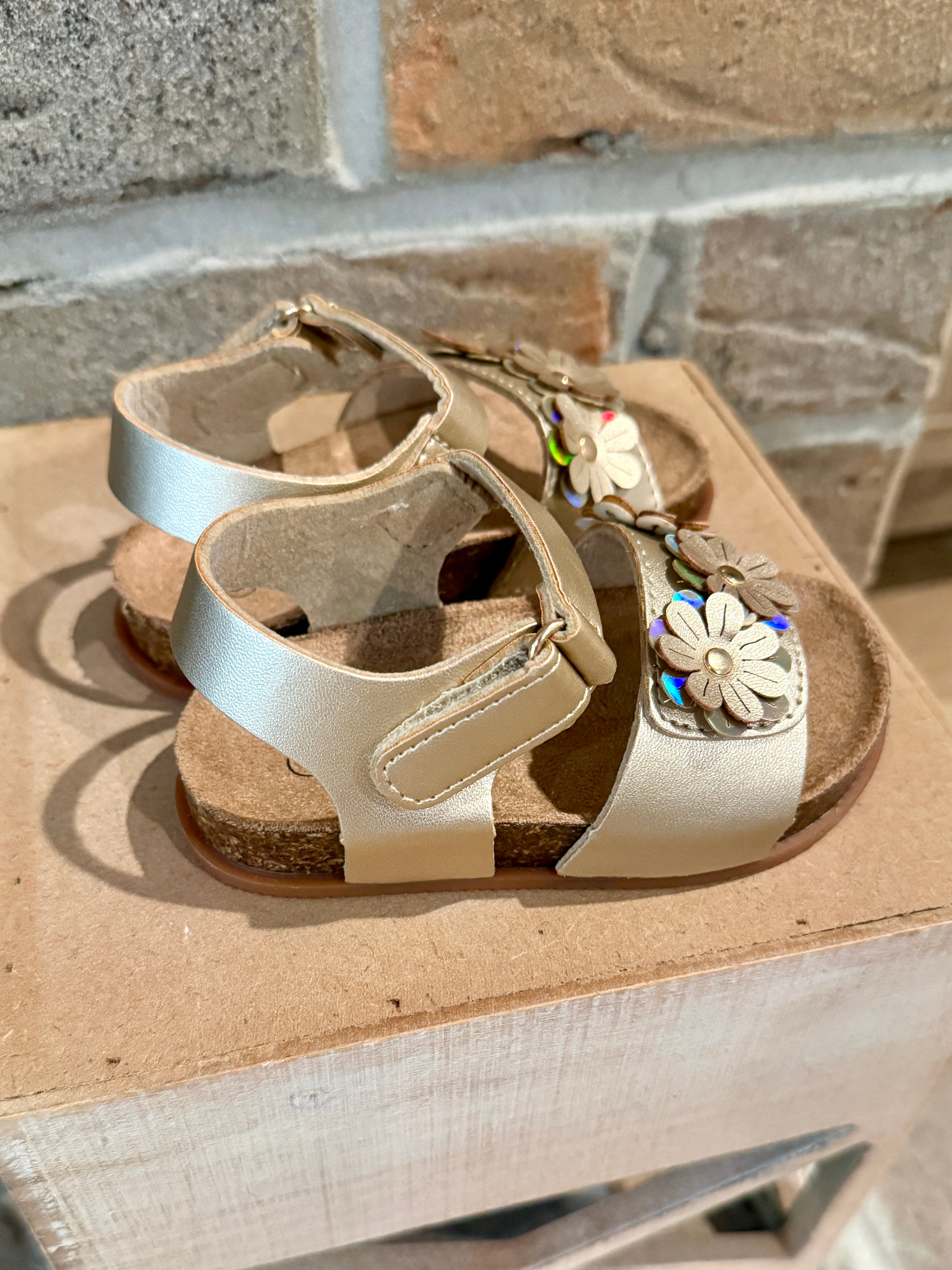 Baby Girl Gold Sandals