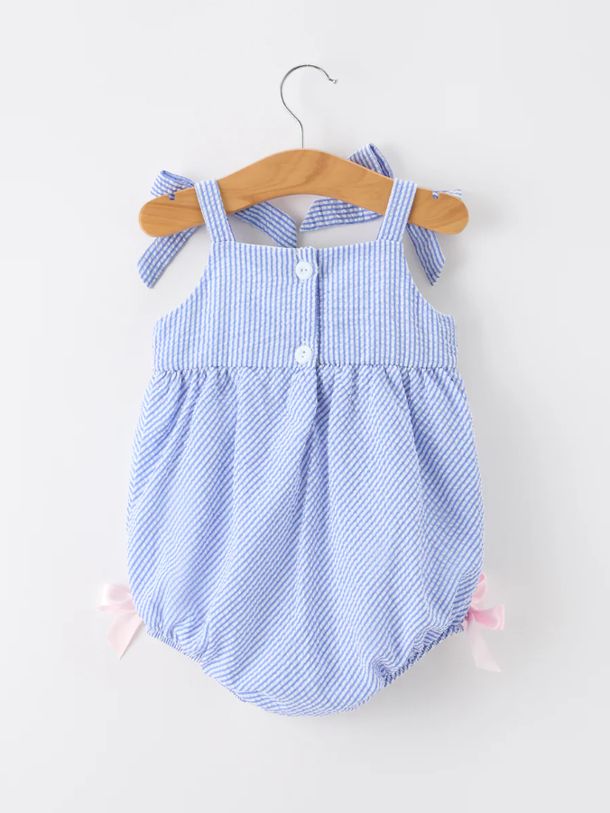 Watermelon Striped Romper