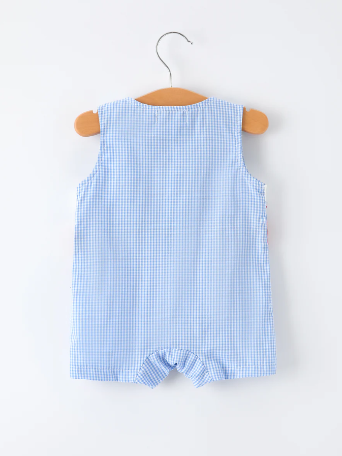 Crab Smocked Romper